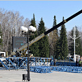 На центральной площади Горно-Алтайска устанавливают новую сцену