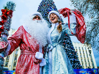 В Горно-Алтайске проходят новогодние мероприятия