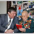 Участника Великой Отечественной войны Николая Янышкина поздравили с днем воинской славы