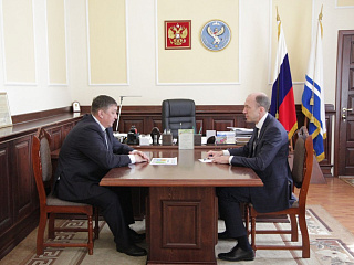 Олег Хорохордин провел рабочую встречу с мэром Горно-Алтайска