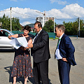 Глава Департамента реализации инвестиционных проектов Минстроя РФ Сергей Баринов посетил объекты Горно-Алтайска