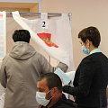 Юрий Нечаев и Ольга Сафронова проголосовали на выборах депутатов Государственной Думы