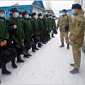 В Горно-Алтайске состоялась отправка призывников на службу в Росгвардию