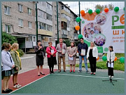 В Горно-Алтайске состоялось открытие детской спортивной площадки