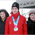 В Горно-Алтайске торжественно встретили биатлониста Дениса Иродова 