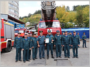 Соревнования среди пожарно-спасательных подразделений прошли в Горно-Алтайске