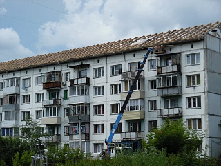 В Республике Алтай ведутся ремонтные работы общего имущества многоквартирных домов
