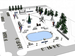 Мэрия города объявила конкурс на лучший эскиз снежного городка