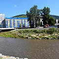Городская среда: В Горно-Алтайске началось благоустройство набережной вдоль реки Майма