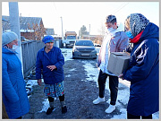 Участники акции #МыВместе в Республике Алтай доставили продукты пожилым людям