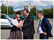 Глава Департамента реализации инвестиционных проектов Минстроя РФ Сергей Баринов посетил объекты Горно-Алтайска