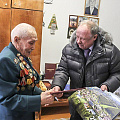 Мэр города Виктор Облогин побывал в гостях у фронтовика