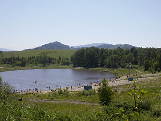 В Еланде состоялись соревнования по плаванию в открытом водоёме