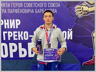 Студент ГАГУ занял первое место на всероссийском турнире по греко-римской борьбе