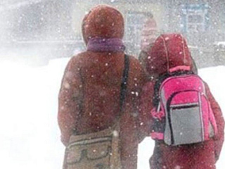 Из-за мороза родители могут не отпускать детей в школу