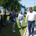 Юрий Нечаев посетил детский лагерь «Космос»
