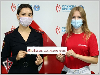 Росгвардейцы Республики Алтай сдали кровь для нуждающихся пациентов
