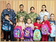 В Горно-Алтайске Росгвардейцы помогли собраться в школу первоклассникам из малообеспеченных семей