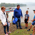 Юрий Нечаев и Наталья Анисимова посетили палаточный лагерь «Адамант»