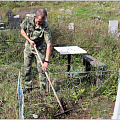 Военнослужащие Росгвардии облагородили места захоронения фронтовиков в Горно-Алтайске