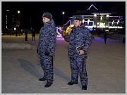 Росгвардия в Горно-Алтайске обеспечила правопорядок и безопасность в новогоднюю ночь