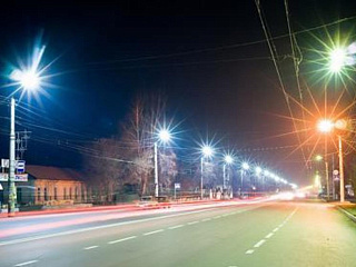 Уличное освещение города находится под контролем