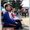 Горожане встретили паралимпийцев: Романа Жданова и Юрия Лучкина