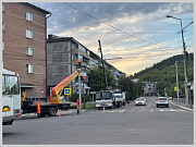 В Горно-Алтайске по проспекту Коммунистическому устанавливают новые светофоры