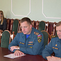Ольга Сафронова и Сергей Диденко заключили соглашение о сотрудничестве по защите от ЧС