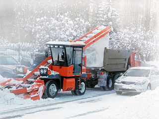 Три специализированные организации заняты на уборке снега в столице региона