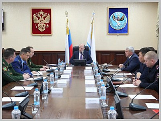 Олег Хорохордин провел заседание комиссии Республики Алтай по мобилизации
