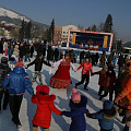 В Горно-Алтайске весело отпраздновали Масленицу.
