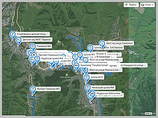 Интерактивный проект "Карта добрых дел" - как преобразился Горно-Алтайск за последние 5 лет